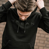 URBAN Hoodie Black Leather