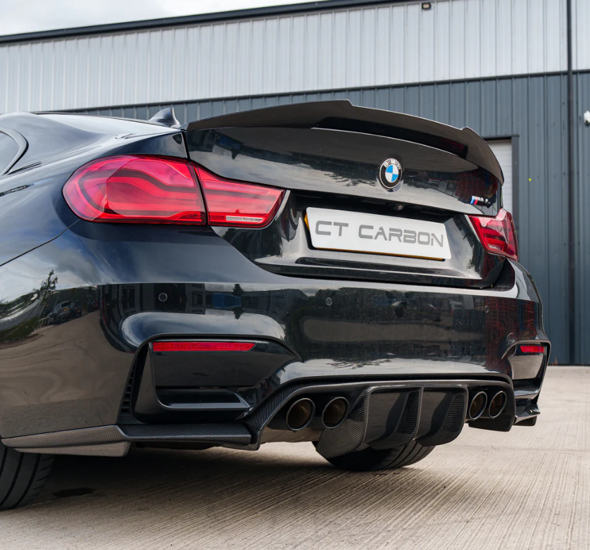 BMW M4 F82 Carbon Heckspoilerlippe V Style - CT Design