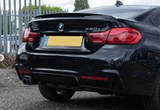 BMW 4er Fx Double Heckdiffusor schwarzglanz - CT Design