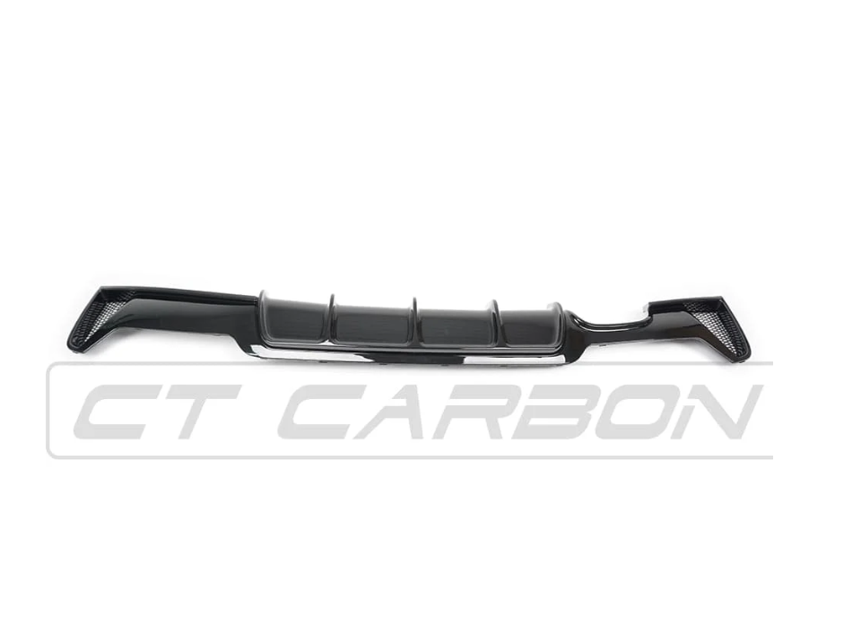 BMW 4er Fx Double Heckdiffusor schwarzglanz - CT Design