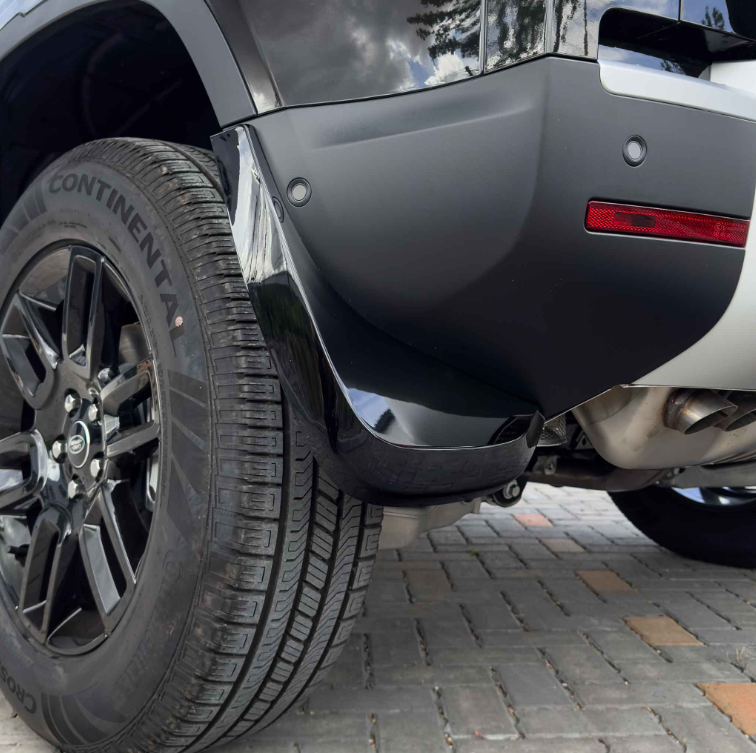 Land Rover Defender Kotschutzlappen schwarzglanz