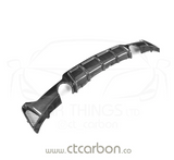 BMW 4er F32 Carbon Heckdiffusor Dual Exhaust MP Style - CT Design
