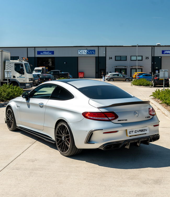 Mercedes C63 W205 Coupe Carbon Heck Canards