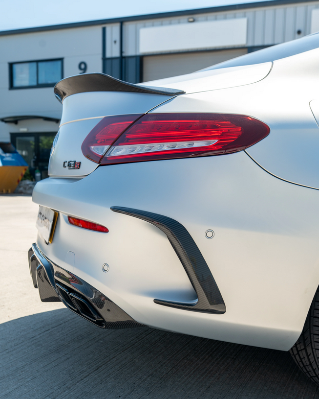 Mercedes C63 W205 Coupe Carbon Heck Canards