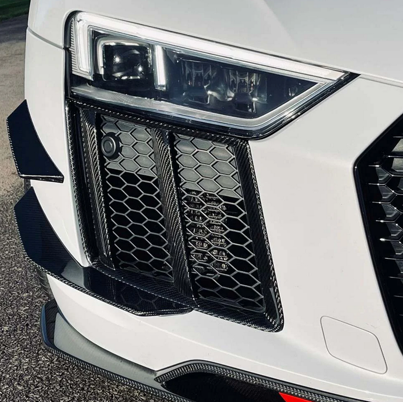 Audi R8 Vorfacelift Carbon Frontgrillabdeckung - CT Design