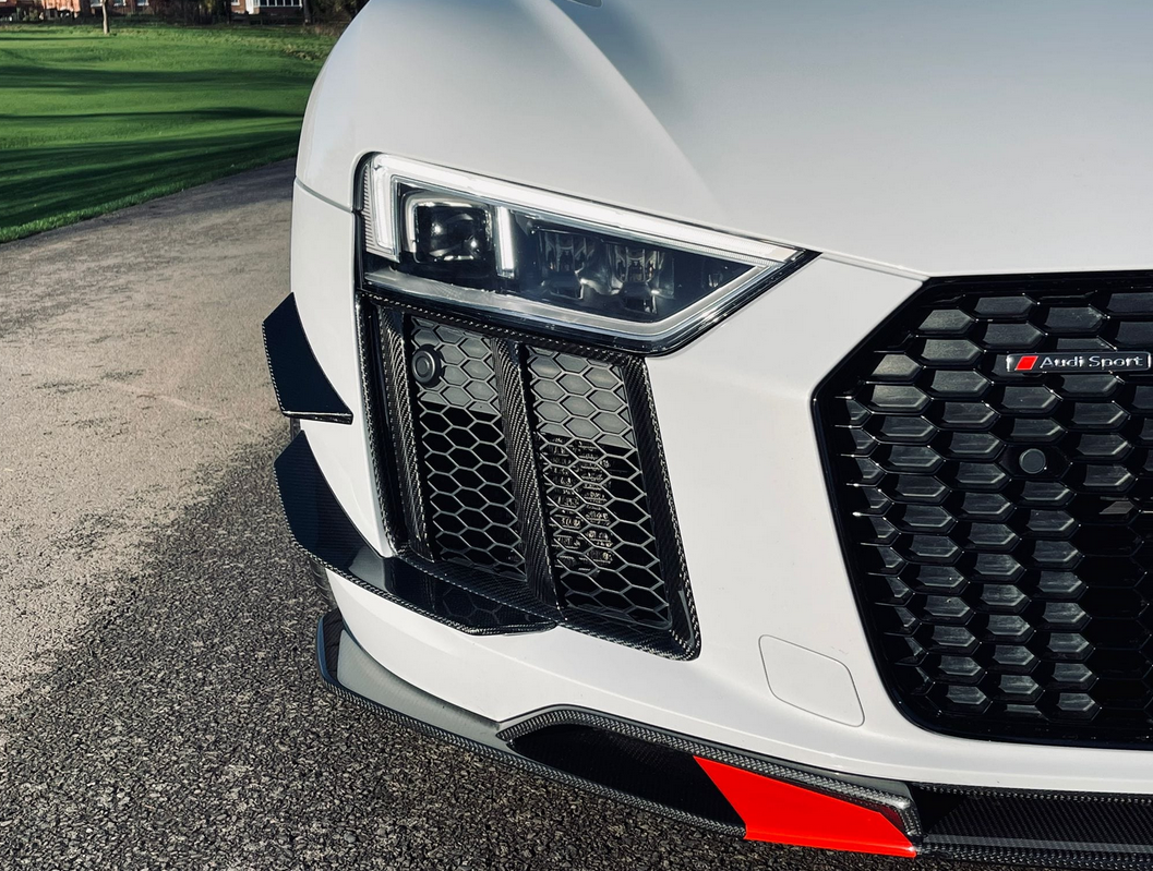Audi R8 Vorfacelift Carbon Front Canards - CT Design