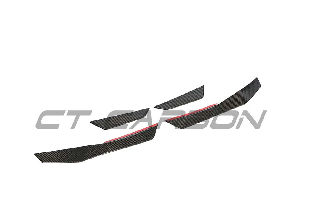 Audi R8 Vorfacelift Carbon Front Canards - CT Design