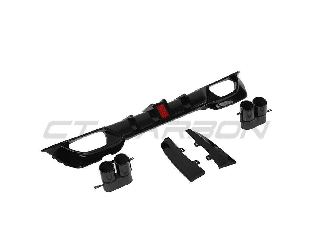 BMW 3er G20/G21 Heckdiffusor schwarzglanz - CT Design