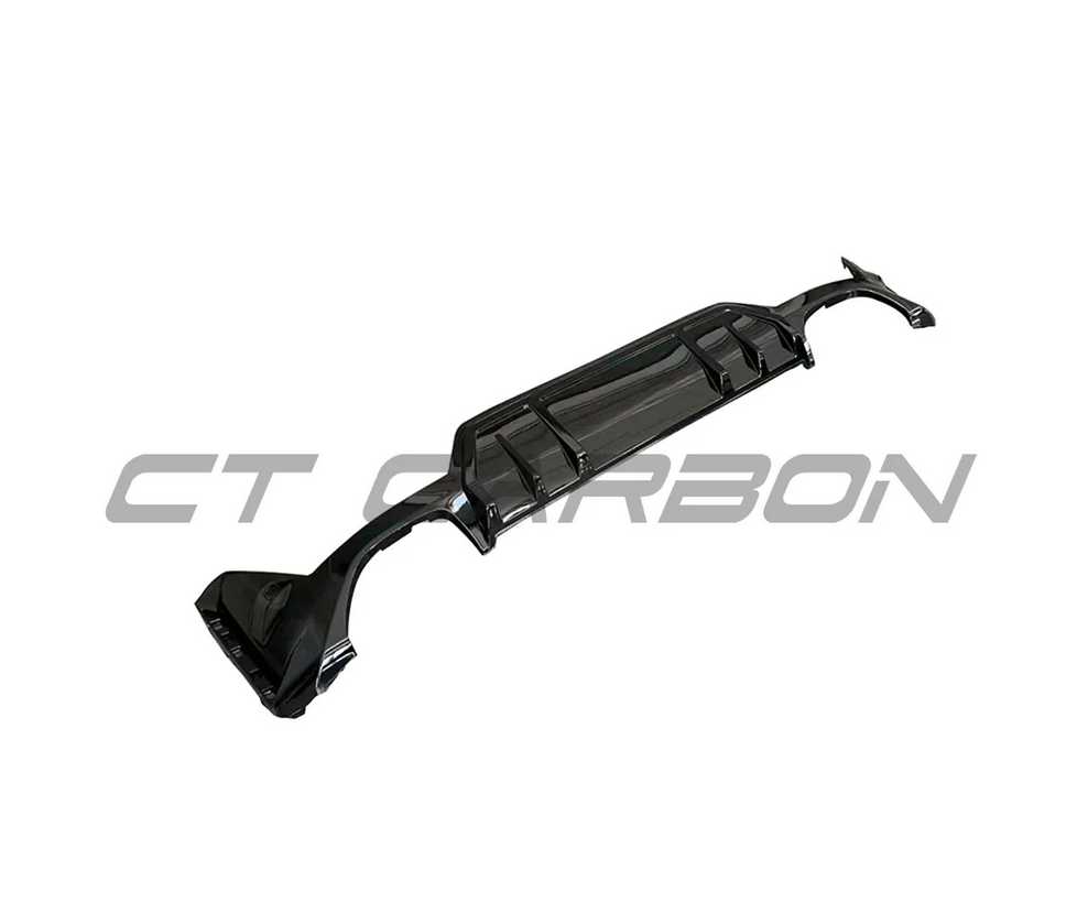 BMW 3er G20/G21 LCI Heckdiffusor schwarzglanz V2 - CT Design