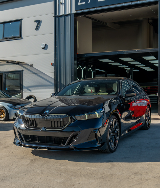 BMW 5er G60 & I5 Frontlippe schwarzglanz - CT Design