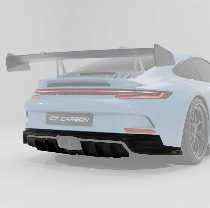 Porsche 992 GT3 Carbon Heckdiffusor komplett - CT Design