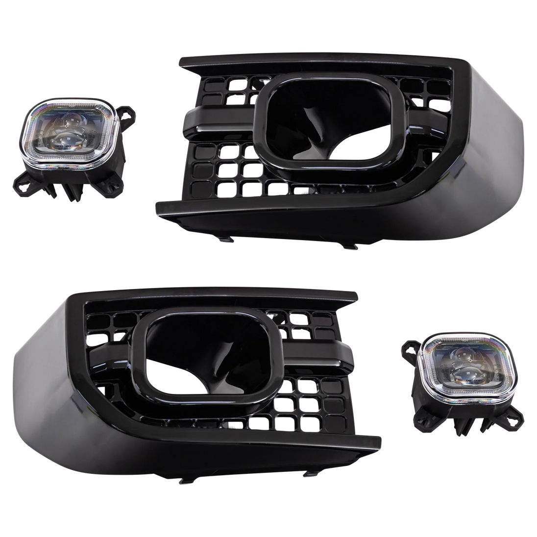 Front Square DRL Intakes - High Power LED for New Defender (Pair) (8938203676963)