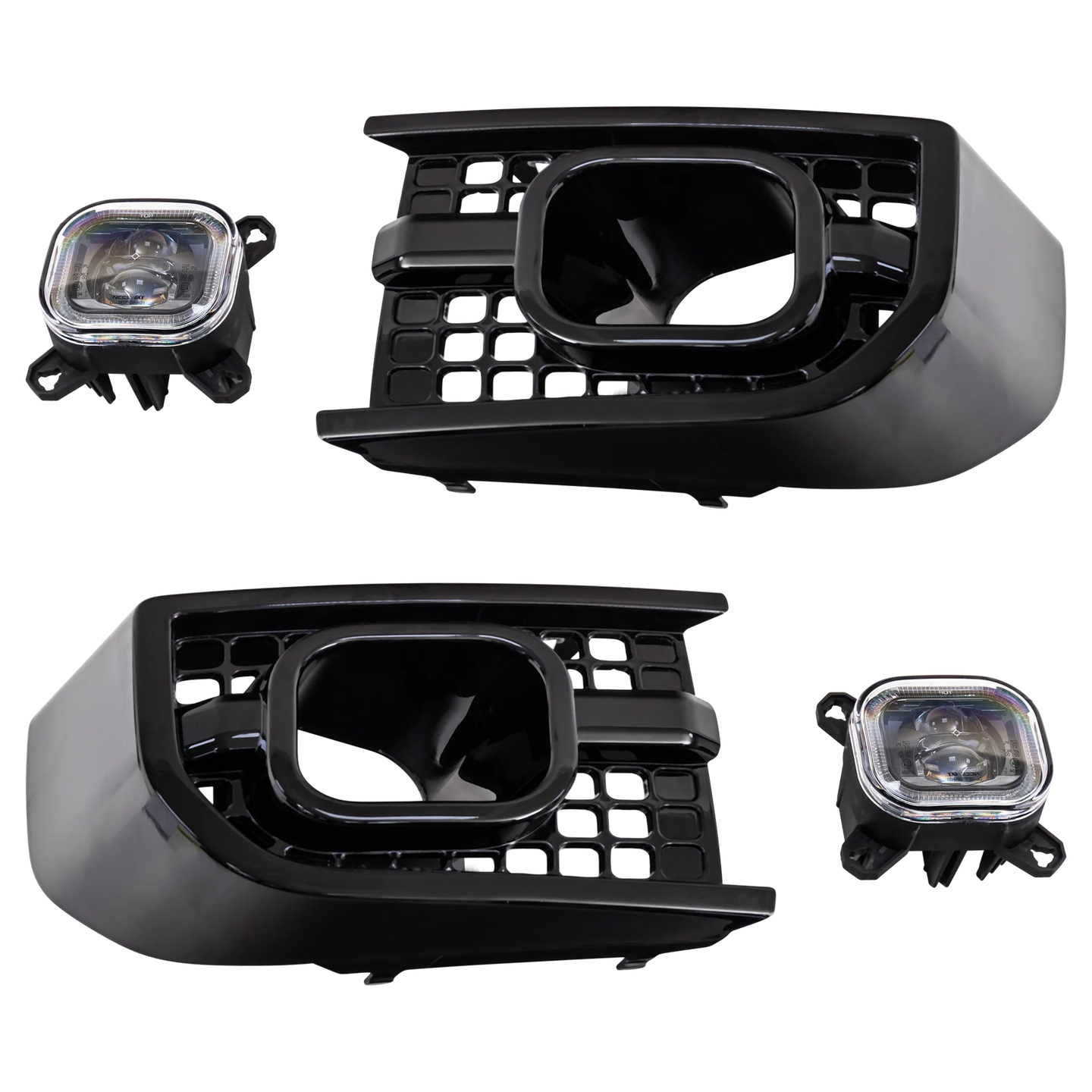 Front Square DRL Intakes - High Power LED for New Defender (Pair) (8938203676963)