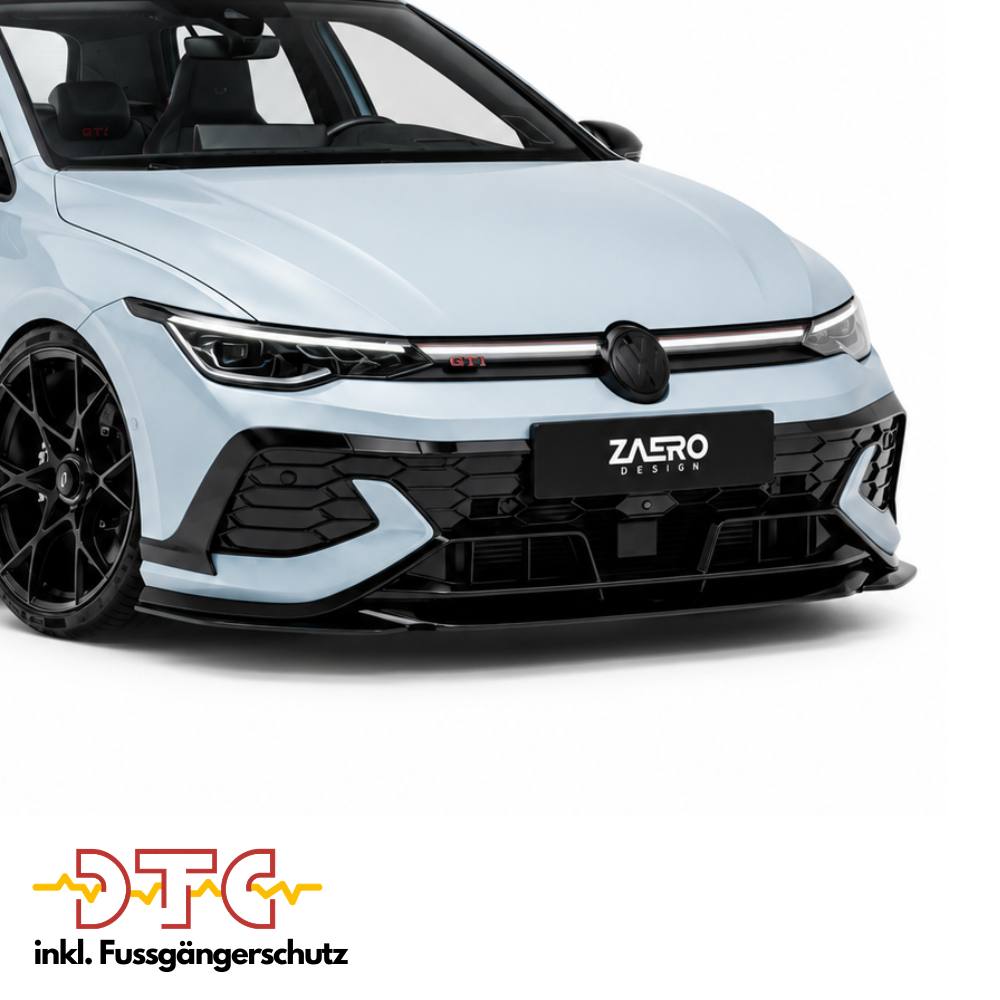 VW Golf 8 GTI CS Facelift EVO-1 Frontlippe | DTC Gutachten