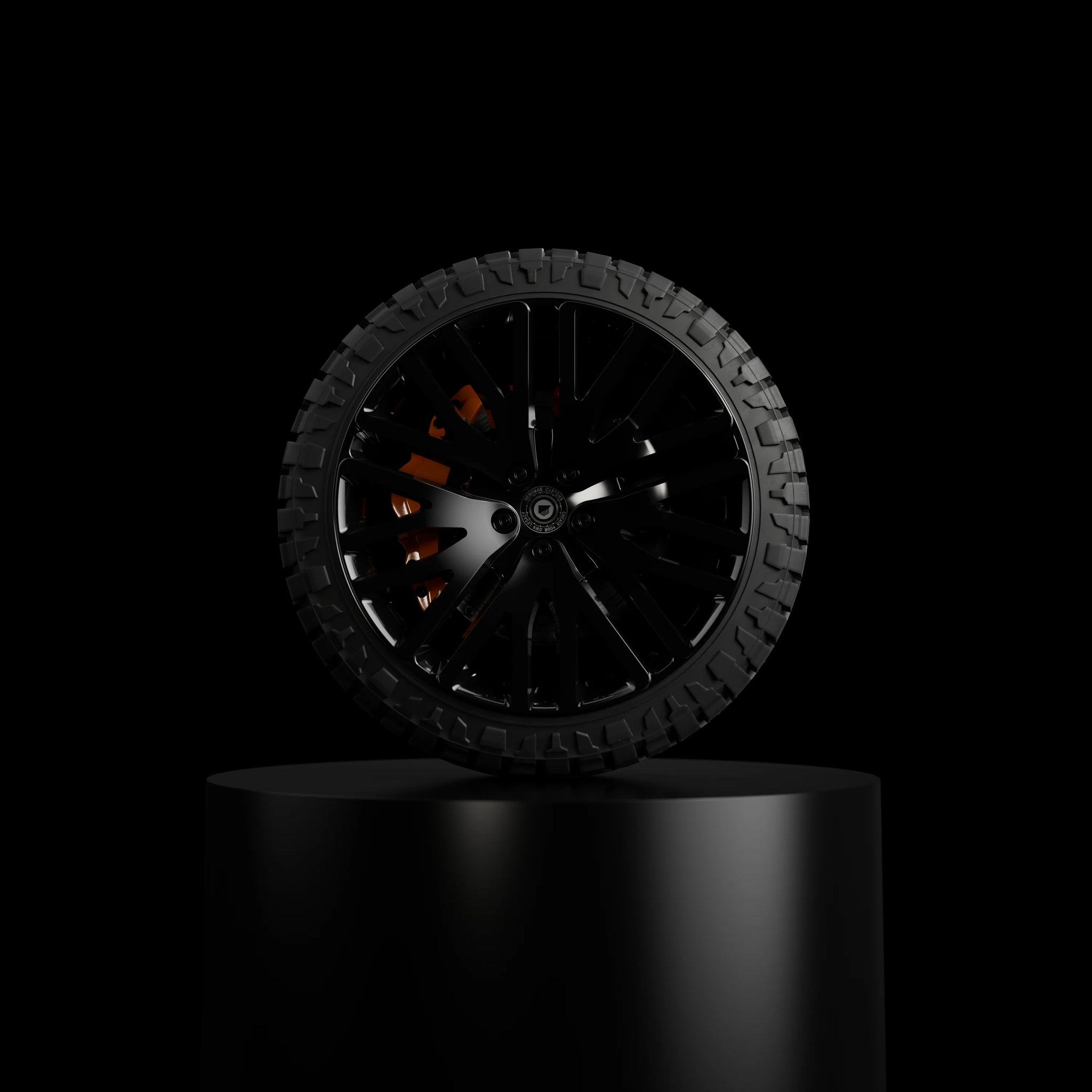 Black Crow 22" - Gloss black