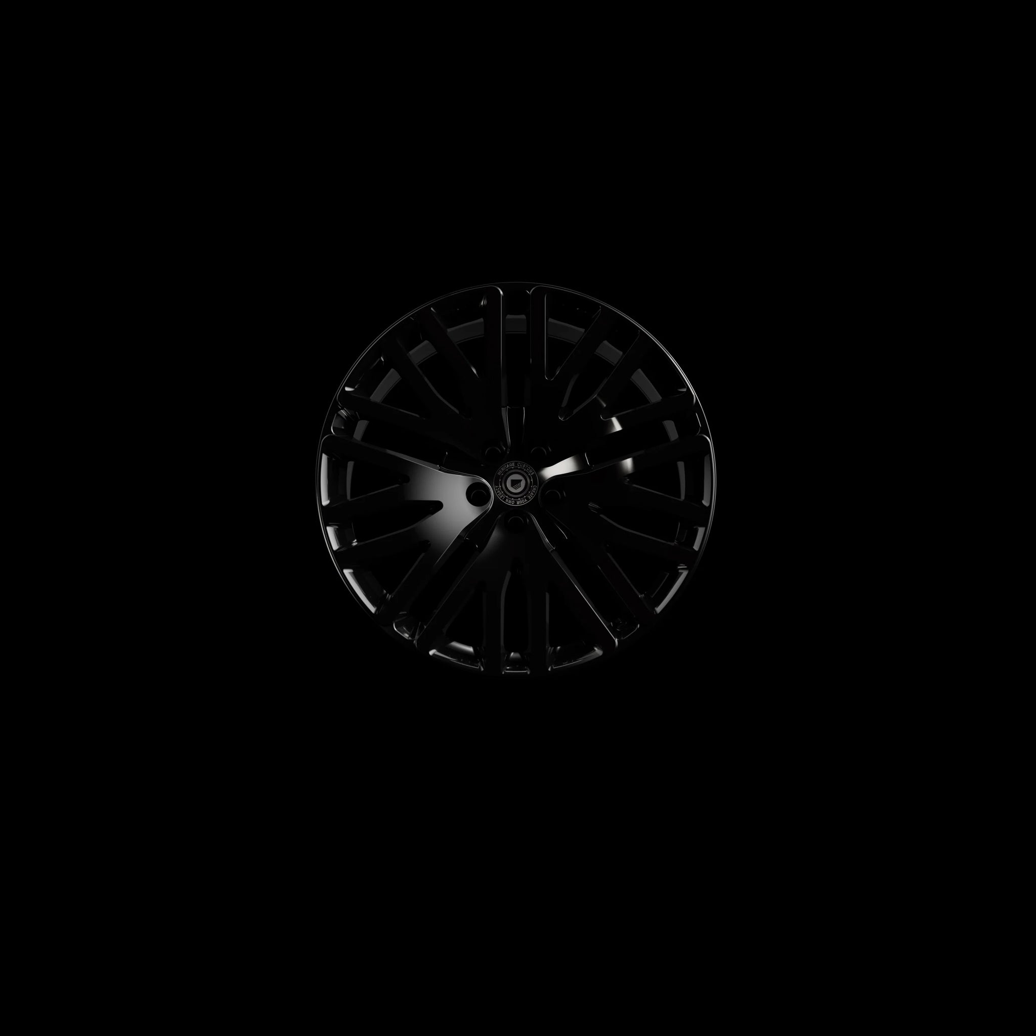 Black Crow 22" - Gloss black