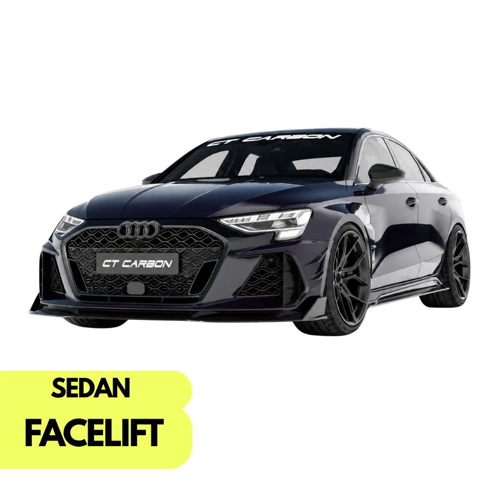 Audi RS3 8Y Facelift Sedan Carbon Kit V2 - CT Design  | DTC Gutachten