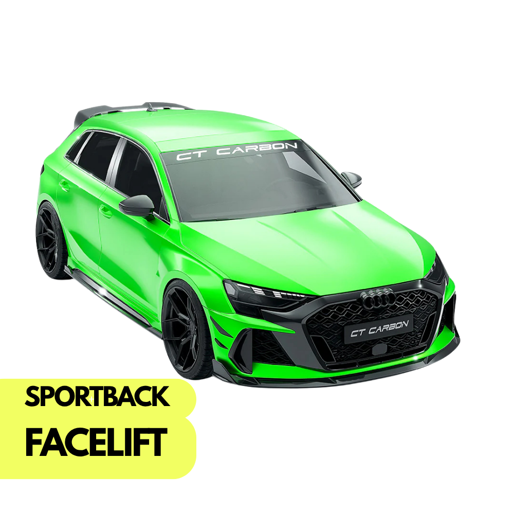 Audi RS3 8Y Facelift Sportback Carbon Kit V1 - CT Design  | DTC Gutachten
