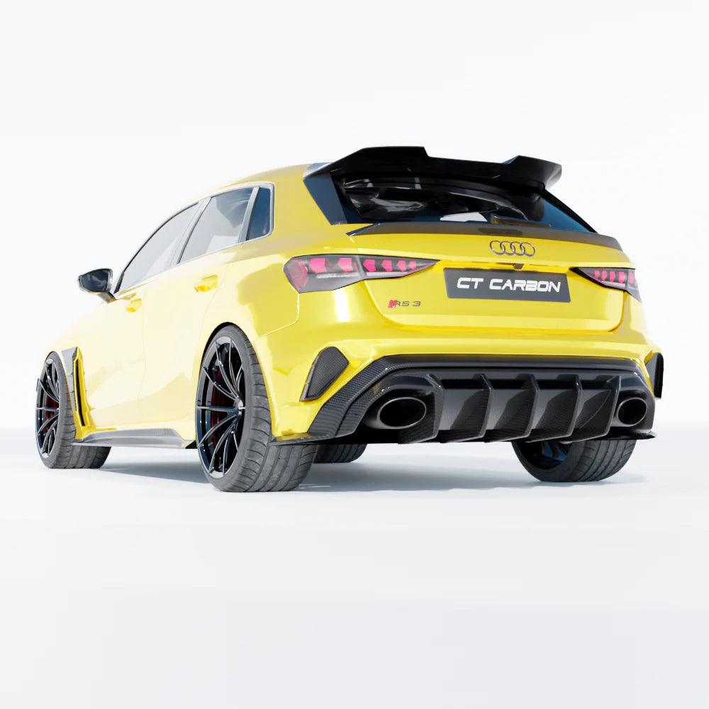 Audi RS3 8Y Facelift Heckdiffusor  - CT Design