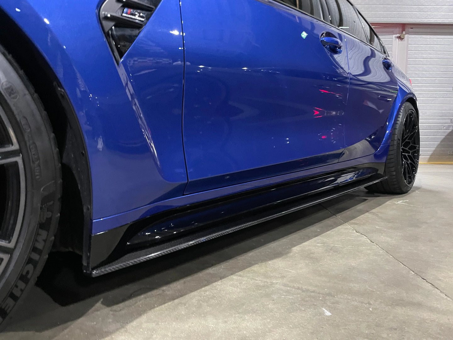 BMW M4 G82/G83 CARBON FIBRE SIDE SKIRT EXTENSIONS - CT DESIGN (8733035954467)