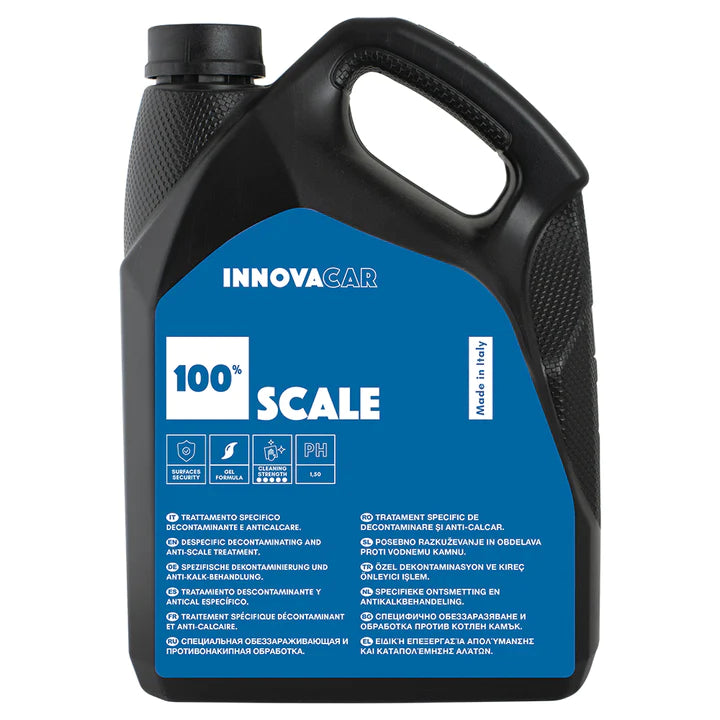 100% SCALE BY INNOVACAR: DECONTAMINANT AND LIMESCALE REMOVER FOR CAR BODYWORK, WINDOWS AND HEADLIGHTS (8988866937123)