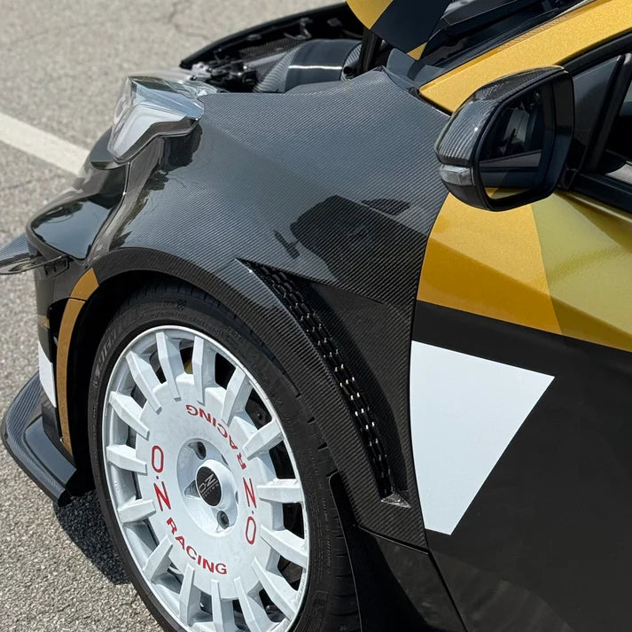 Vordere Kotflügel mit Lüftungsöffnungen aus Carbonfaser – Toyota GR Yaris mk1 & mk2