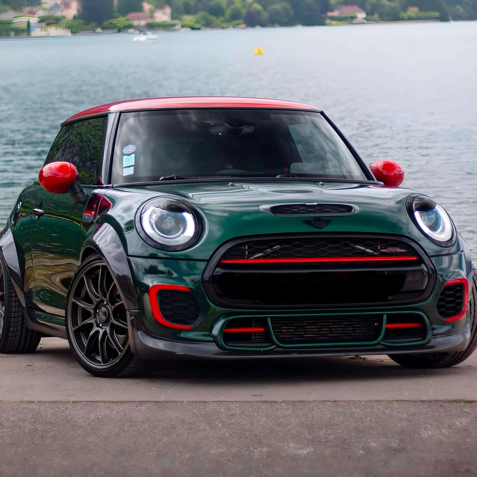 Frontlippe aus Carbon Fiber - MINI F55 / F56 / F57 JCW – Deluxury Motors