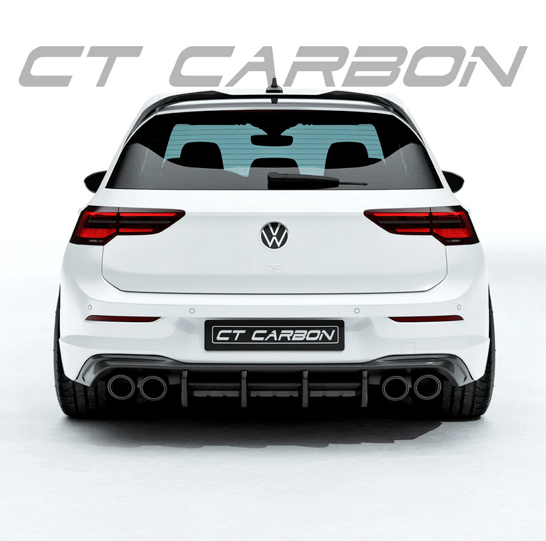 VW GOLF MK8 R CARBON FIBRE DIFFUSER - CT DESIGN (8390367904035)