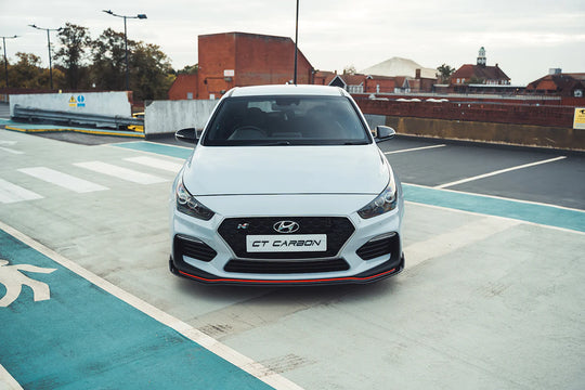 HYUNDAI i30N FRONT CARBON FIBRE SPLITTER (PRE-FACELIFT) - CT DESIGN (8748174573859)