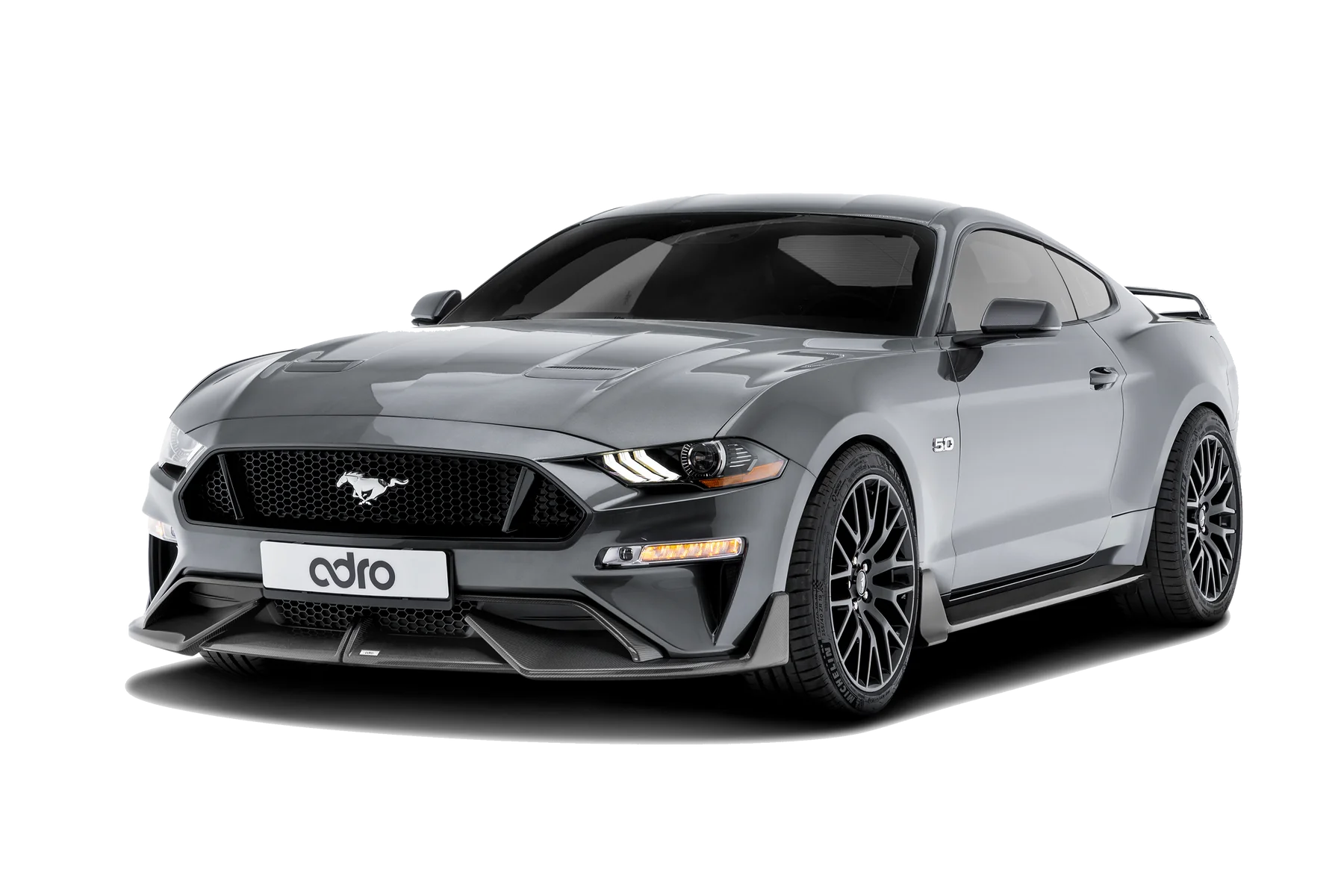 ADRO Ford Mustang Carbon Fiber Side Skirts (8687567274275)