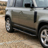 Land Rover Defender 110 Sidesteps schwarzglanz - DLX Design