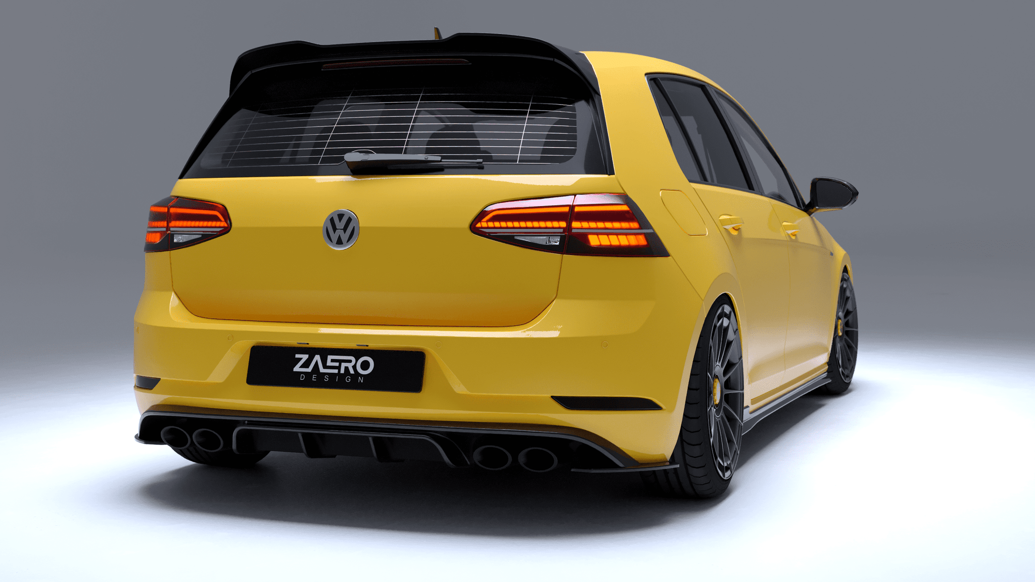 EVO-1 Diffusor für VW Golf 7.5 R (8135517077795)